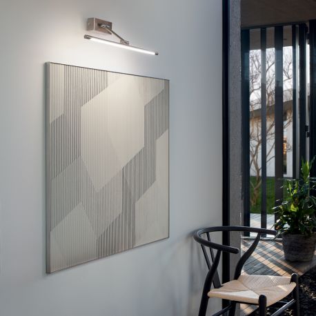 Aplice oglinda, tablou - Aplica LED oglinda, tablou MAGIS L-71cm nickel satinat, 3000K