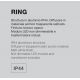 Iluminat pentru baie - Aplica de perete LED pentru oglinda baie IP44 Ring 3000K