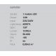 Iluminat pentru baie - Aplica de perete LED pentru oglinda baie IP44 Ring 4000K