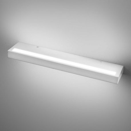 Aplice, corpuri de iluminat pentru pereti - Aplica de perete lumina ambientala LED GAP DOUBLE alb L-50cm, 3000K
