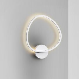 Aplice, corpuri de iluminat pentru pereti - Aplica de perete lumina ambientala LED Opalis alb mat