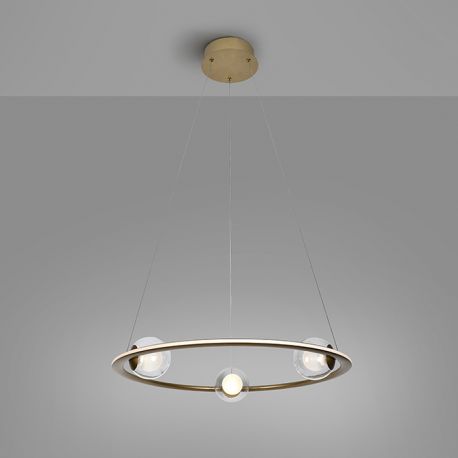 Pendule, Lustre suspendate - Lustra LED moderna cu telecomanda Tirsa D60