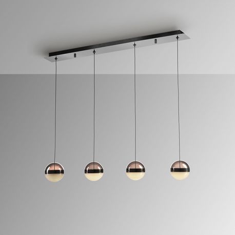 Pendule, Lustre suspendate - Lustra cu 4 pendule LED design modern Orbes
