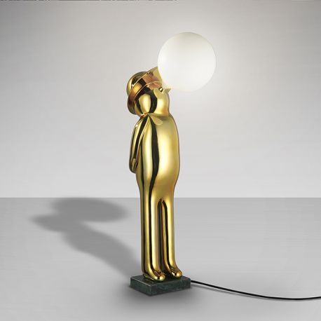 Statuete - Figurina design decorativ cu iluminat Mr Bubble