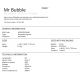 Statuete - Figurina design decorativ cu iluminat Mr Bubble
