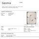 Decoratiuni perete - Tablou / Basorelief decoratiune perete Geomia 90x120cm