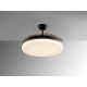 Lustre cu ventilator - Lustra LED cu Ventilator si telecomanda, lame retractabile Vento negru