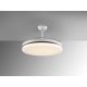 Lustre cu ventilator - Lustra LED cu Ventilator si telecomanda, lame retractabile Vento alb/ bronz