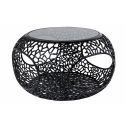 Masuta de cafea design modern Spin 40cm negru