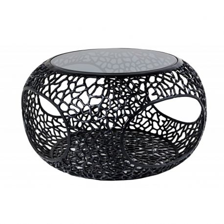 Masute Living - Masuta de cafea design modern Spin 40cm negru