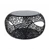 Masuta de cafea design modern Spin 40cm negru