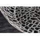 Masute Living - Masuta de cafea design modern Spin 40cm argintiu