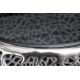 Masute Living - Masuta de cafea design modern Spin 40cm argintiu