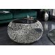 Masute Living - Masuta de cafea design modern Spin 40cm argintiu