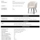 Scaune - Scaun design elegant LUX Novelle, Lyssa off-white