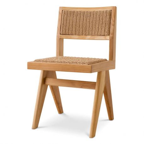 Scaune - Scaun design clasic din lemn si rattan Niclas, natur