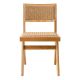 Scaune - Scaun design clasic din lemn si rattan Niclas, natur