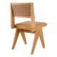 Scaune - Scaun design clasic din lemn si rattan Niclas, natur