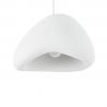 Lustra suspendata design decorativ Cloud alb 50cm