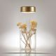 Veioze - Lampa portabila cu baterii cu baza in forma de vaza AI design auriu/ transparent