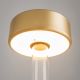 Veioze - Lampa portabila cu baterii cu baza in forma de vaza AI design auriu/ transparent
