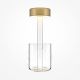 Veioze - Lampa portabila cu baterii cu baza in forma de vaza AI design auriu/ transparent