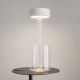 Veioze - Lampa portabila cu baterii cu baza in forma de vaza AI design alb/ transparent