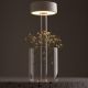 Veioze - Lampa portabila cu baterii cu baza in forma de vaza AI design alb/ transparent