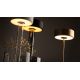 Veioze - Lampa portabila cu baterii cu baza in forma de vaza AI design alb/ transparent