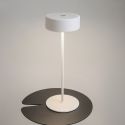 Lampa portabila cu baterii AI design alb