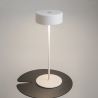 Lampa portabila cu baterii AI design alb