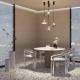 Pendule, Lustre suspendate - Lustra/Pendul LED design modern decorativ Bangkok 25cm, fumuriu