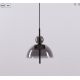 Pendule, Lustre suspendate - Lustra/Pendul LED design modern decorativ Bangkok 25cm, fumuriu