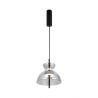 Lustra/Pendul LED design modern decorativ Bangkok 25cm, fumuriu