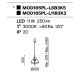 Pendule, Lustre suspendate - Lustra/Pendul LED design modern decorativ Bangkok 25cm, fumuriu