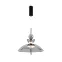 Lustra/Pendul LED design modern decorativ Bangkok 40cm, fumuriu