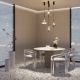 Pendule, Lustre suspendate - Lustra/Pendul LED design modern decorativ Bangkok 40cm, fumuriu
