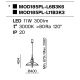Pendule, Lustre suspendate - Lustra/Pendul LED design modern decorativ Bangkok 40cm, fumuriu
