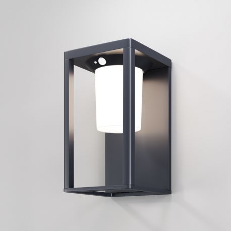 Lampi decorative si solare - Aplica de perete solara cu senzor de miscare Shatter