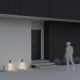 Aplice - Spot LED iluminat scari sau perete exterior IP54 Mane negru