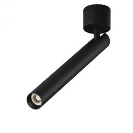 Spot LED aplicat directionabil stil minimalist Focus T negru
