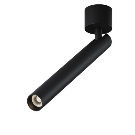 Plafoniere cu spoturi, Spoturi aplicate - Spot LED aplicat directionabil stil minimalist Focus T negru