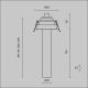 Spoturi tavan fals - Spot LED incastrabil rotativ retractabil Focus T alama