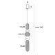 Pendule, Lustre suspendate - Lustra LED design modern decorativ Bora B
