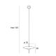 Pendule, Lustre suspendate - Pendul LED design modern decorativ Cone I