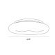 Plafoniere - Plafoniera LED moderna Duo 47cm