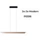 Pendule, Lustre suspendate - Lustra suspendata LED design modern Jo-Jo Modern auriu