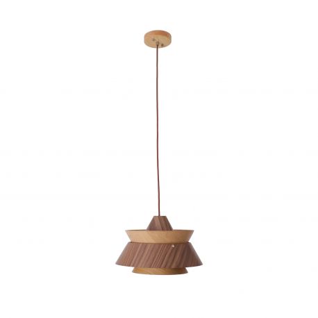 Pendule, Lustre suspendate - Lustra, Pendul design rustic din lemn Kioto