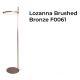 Lampadare - Lampadar, Lampa de podea LED Lozanna Brushed Bronze