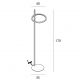 Lampadare - Lampadar, Lampa de podea LED Lozanna Brushed Bronze